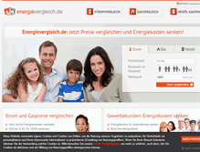 Tablet Screenshot of energievergleich.de